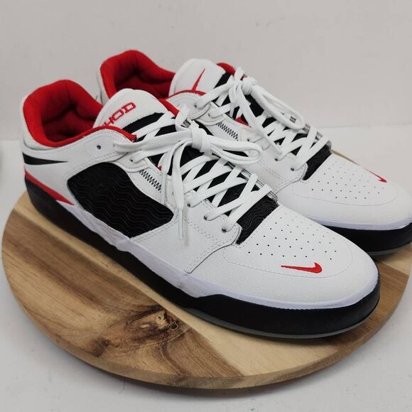Nike Ishod Wair Premium SB Mens White Black Red Size 13 main image 8